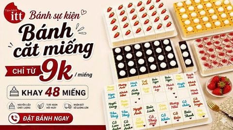 Bánh Cắt Miếng ITT: Tiệc Sang, Vị Ngon – Chỉ 9K/Miếng