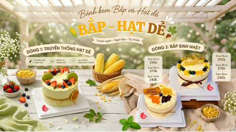 🌽 Không biết chọn vị gì? Thử ngay bánh Bắp & Hạt dẻ