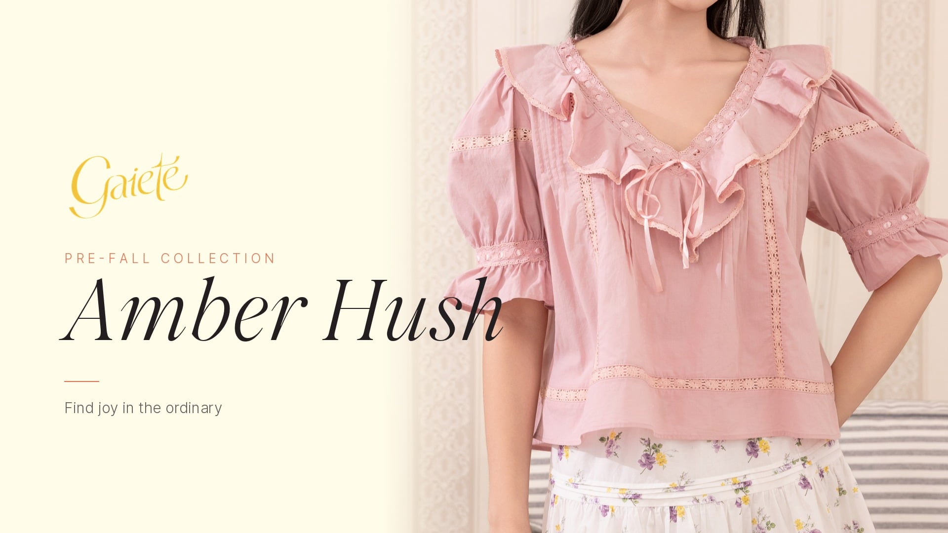 Pre fall 2026: Amber hush