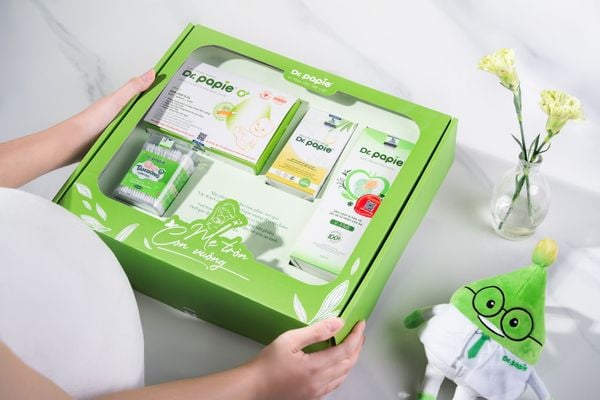 Hành trình đi sinh nhẹ nhàng, an yên hơn với Combo Mẹ Tròn Con Vuông Dr.Papie