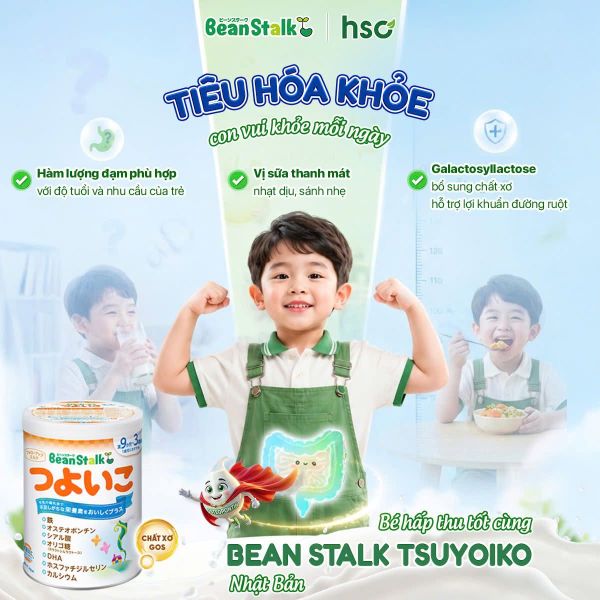 Bean Stalk: Giải Pháp Dinh Dưỡng Chuẩn Nhật, Chăm Sóc Bé Toàn Diện Từ Bên Trong