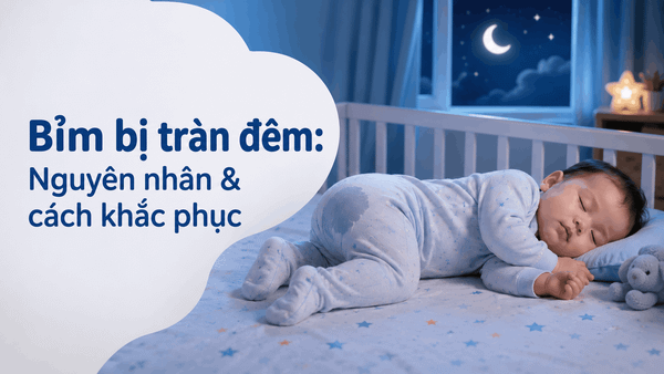 Tại Sao Bỉm Bị Tràn Đêm? 4 Nguyên Nhân Và Cách Khắc Phục