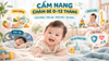 Cẩm nang chăm bé 0–12 tháng: Dinh dưỡng, giấc ngủ, phát triển và sức khỏe