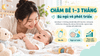 Chăm bé 1–3 tháng: Lịch sinh hoạt, bú, ngủ và phát triển