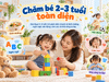 Chăm bé 2–3 tuổi: Dinh dưỡng, ngôn ngữ, hành vi và kỹ năng tự lập