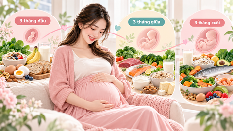 Dinh dưỡng cho mẹ bầu: Hướng dẫn ăn uống theo từng giai đoạn thai kỳ