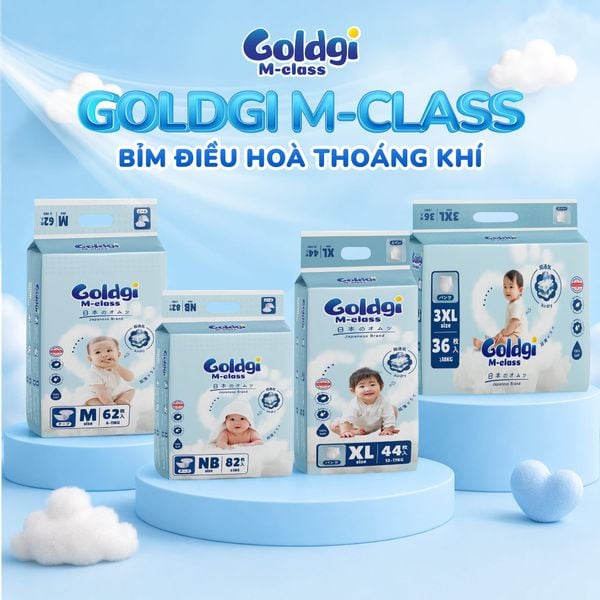 Goldgi M-Class – Bỉm Điều Hòa Thế Hệ Mới Cho Bé Mát Dịu Suốt Ngày Hè