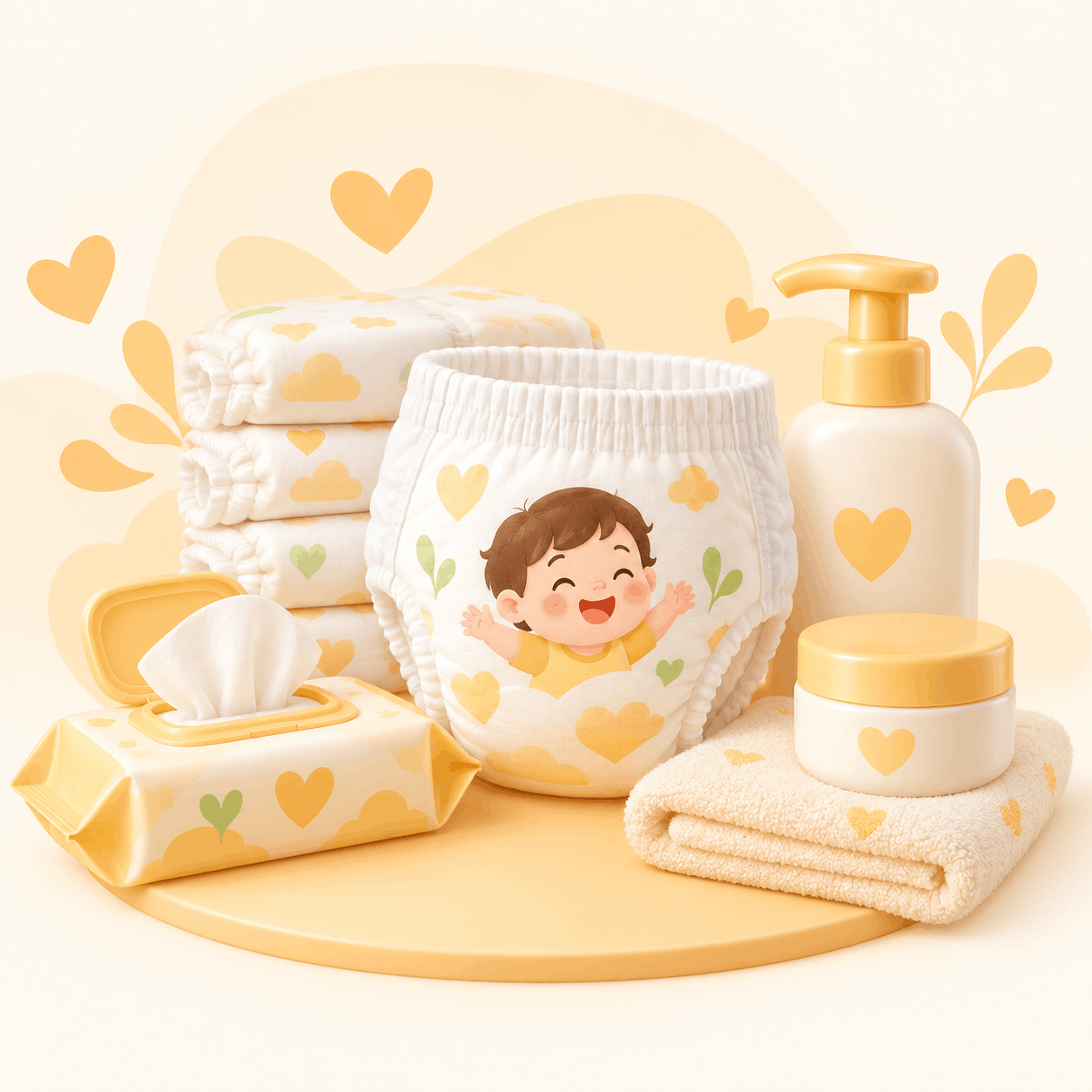 Bỉm và tã quần cho bé 2-5 tuổi