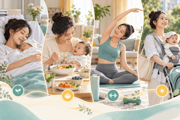 Các giai đoạn phục hồi của mẹ sau sinh