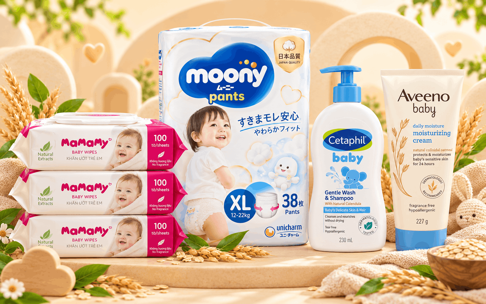 Combo Chăm sóc bé yêu mỗi ngày