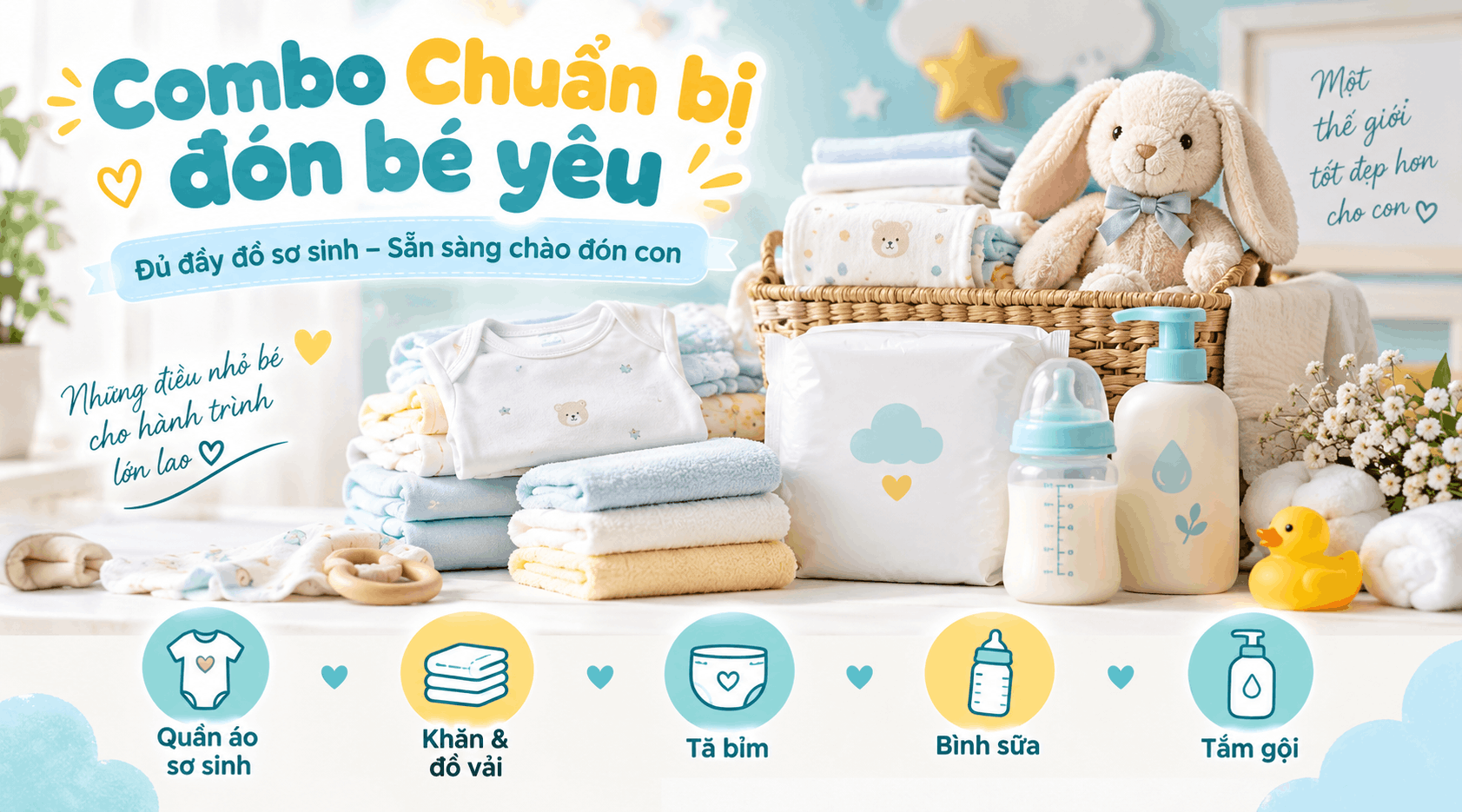 Combo Chuẩn bị đón bé yêu