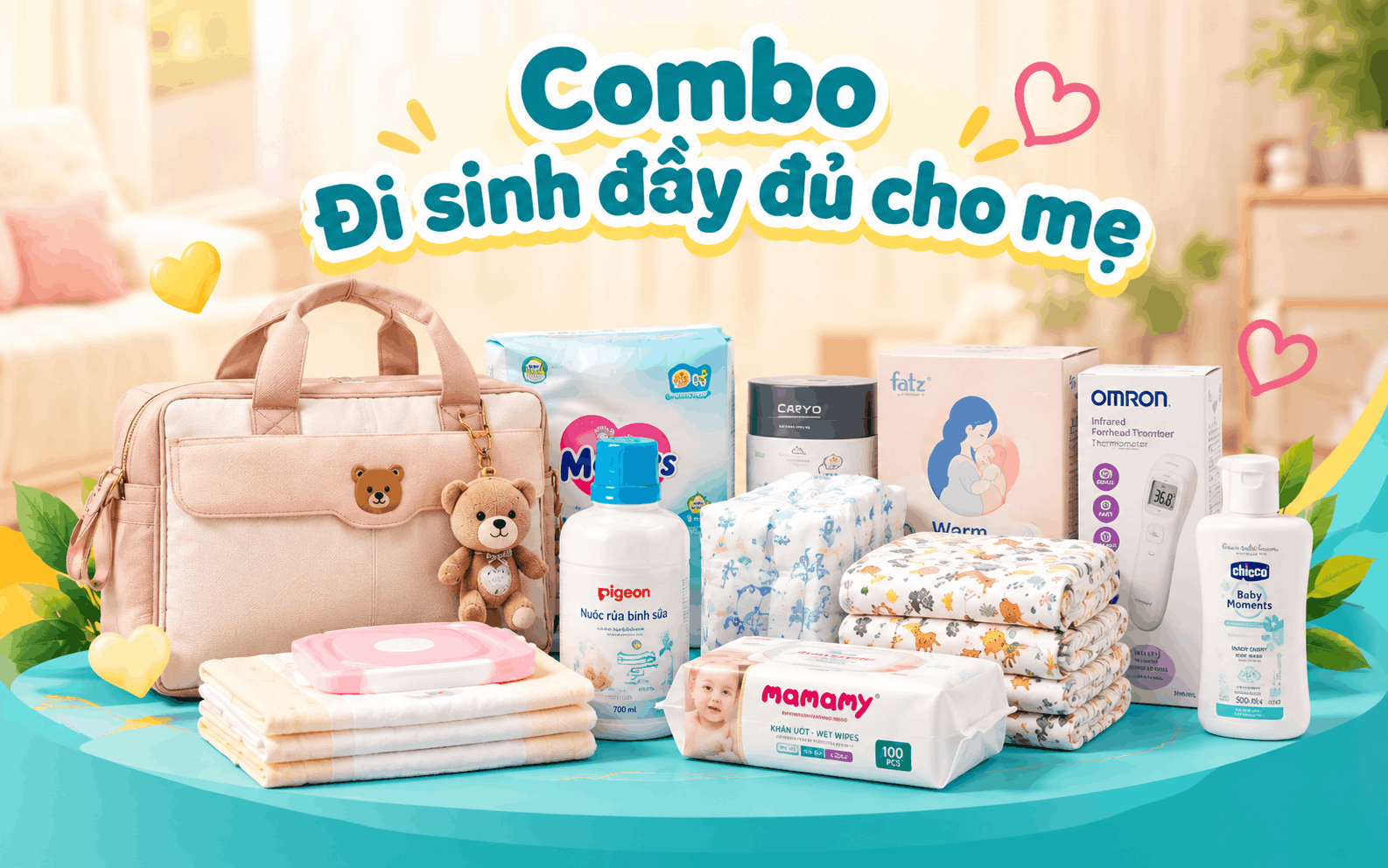 Combo Đi sinh đầy đủ cho mẹ