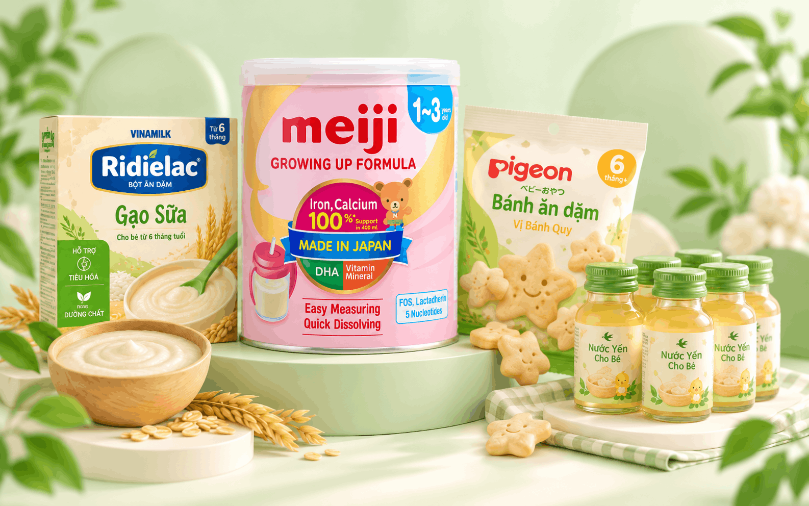 Combo Dinh dưỡng cho bé 1 - 2 tuổi
