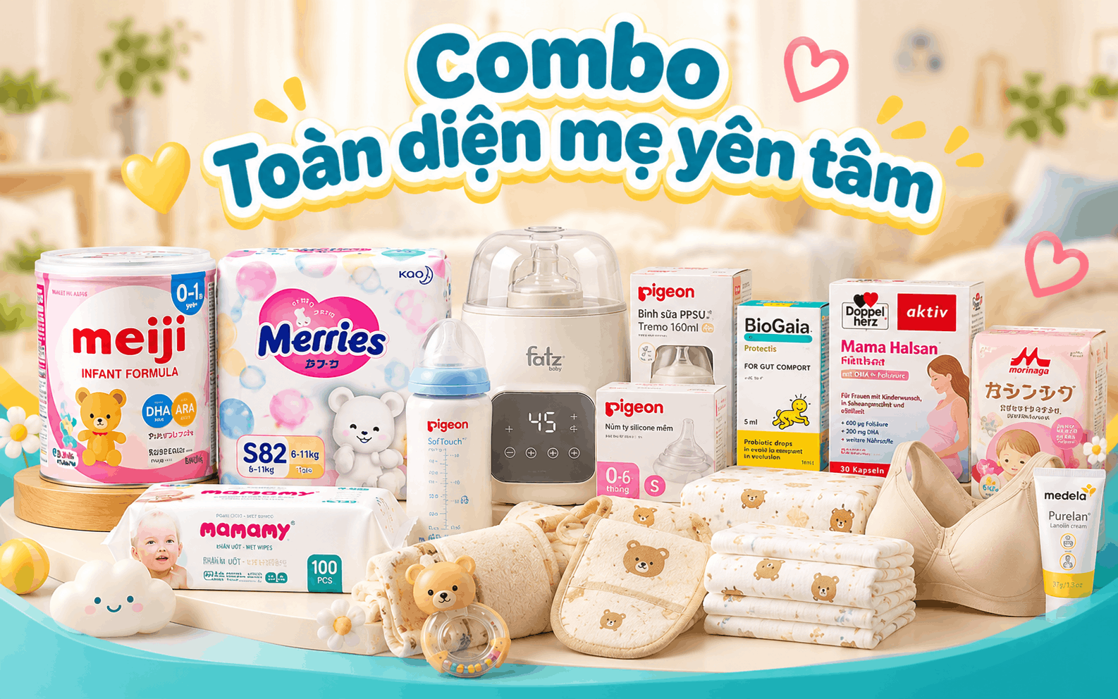 Combo Toàn diện mẹ yên tâm