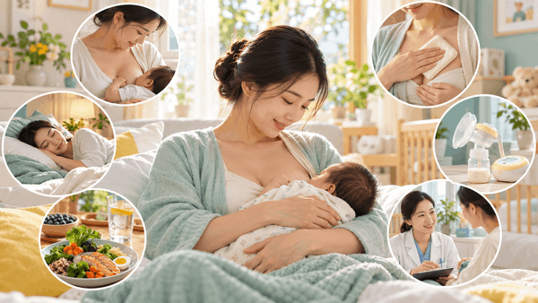 Hỗ trợ gọi sữa và chăm sóc ngực sau sinh