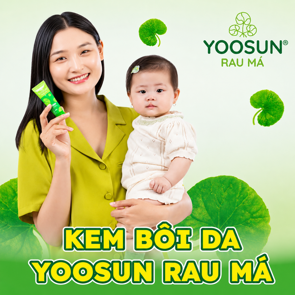 Kem Yoosun Rau Má 50g và hình ảnh giới thiệu sản phẩm
