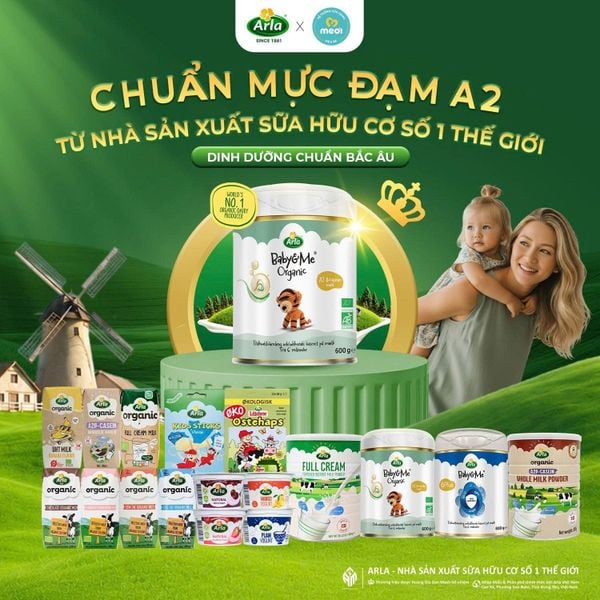sữa Arla đạm A2 hữu cơ
