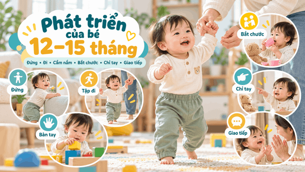 Phát triển của bé 12–15 tháng