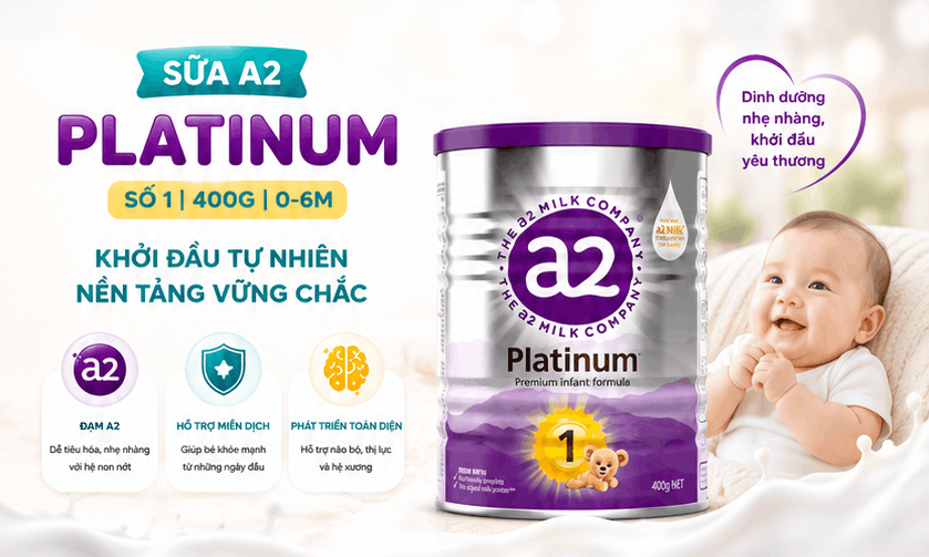 sữa A2 Platinum số 1 900g chính hãng