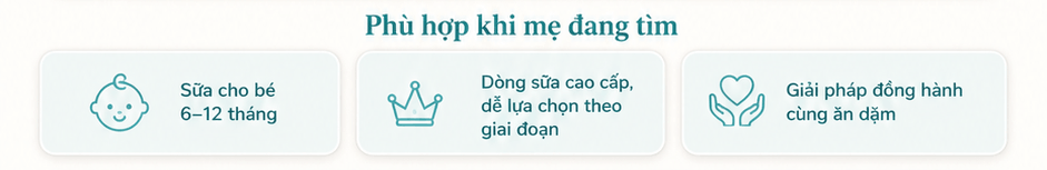 Sữa A2 Platinum cho bé 6-12M
