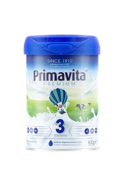 Sữa bột Primavita Premium số 3 cho trẻ 1-3 tuổi phát triển toàn diện