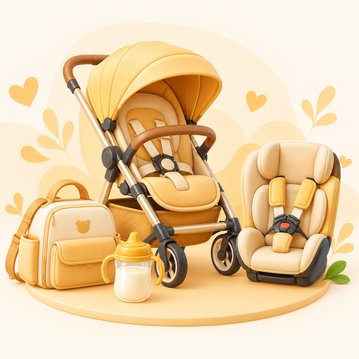 Xe và đai an toàn cho bé 2-5 tuổi