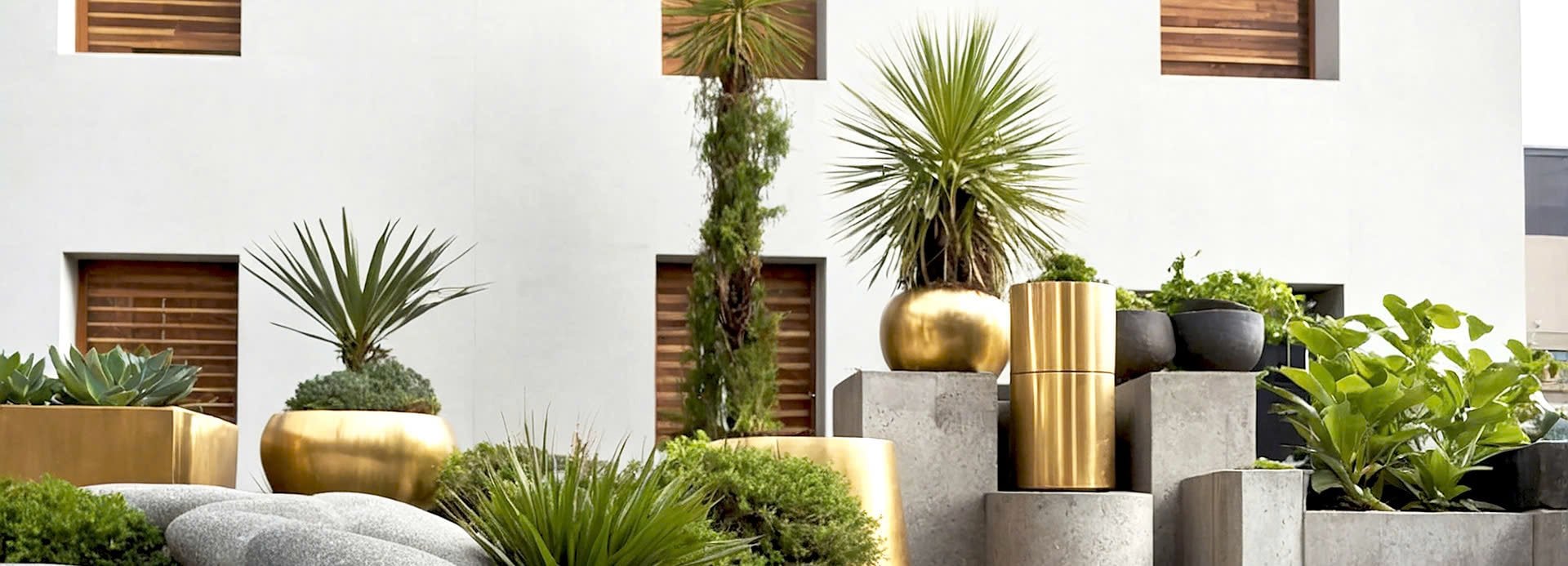 STAINLESS STEEL PLANTER