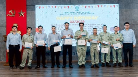 🎉 CHÚC MỪNG SINH NHẬT CBCNV THÁNG 2 🎂🎈CÔNG ĐOÀN TRAO TẶNG QUÀ TẾT 2026