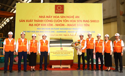 Tập đoàn Hoa Sen sản xuất thành công tôn siêu bền Hoa Sen Mag Shield, bảo hành tới 50 năm