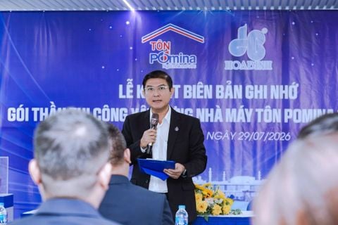Tôn Pomina 'bắt tay' Xây dựng Hòa Bình làm nhà máy thép công suất 1,2 triệu tấn