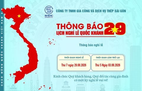 Thông báo Nghỉ Lễ 02.09