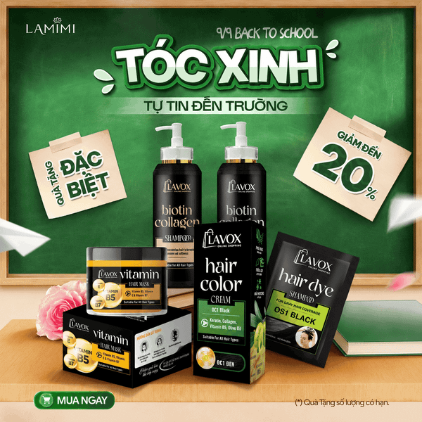 🎒✨ 9.9 Back School - Tóc Xinh, Tự Tin Đến Trường! ✨🎒