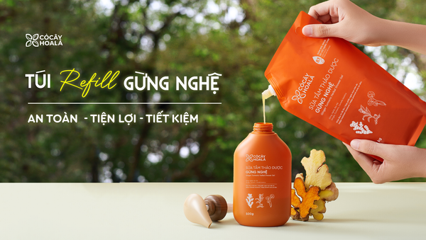 Túi Refill Sữa Tắm Gừng Nghệ – Giải Pháp Tiết Kiệm Và Xanh Hơn Cho Mẹ Bầu, Mẹ Sau Sinh