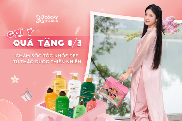 GỢI Ý QUÀ TẶNG NGÀY 8/3 - CHĂM SÓC TÓC KHỎE ĐẸP TỪ THẢO DƯỢC THIÊN NHIÊN