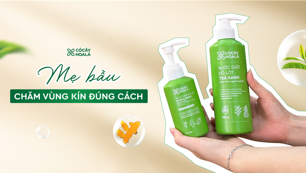 Mẹ Bầu Chăm Vùng Kín Đúng Cách: Vì Sao Combo Gel Vệ Sinh Và Nước Giặt Đồ Lót Trà Xanh Cỏ Cây Hoa Lá Được Nhiều Mẹ Tin Chọn?