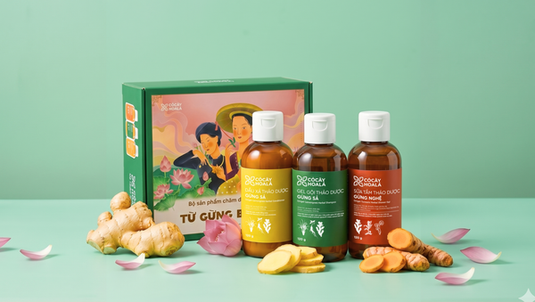 RA MẮT GIFTSET GỪNG BẢN ĐỊA: CHĂM DA SÁNG, DƯỠNG TÓC KHỎE