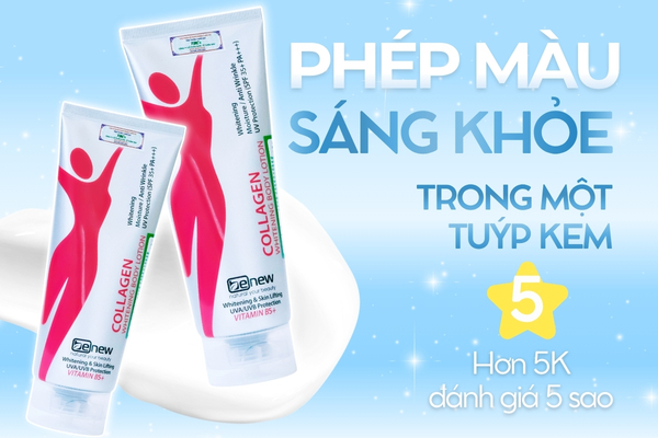 Kem Body Collagen Benew – Dưỡng Sáng, Nâng Tone Tự Nhiên Cho Làn Da Mềm Mịn