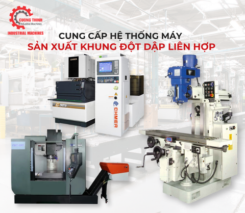 Dây chuyền sản xuất khuôn đột dập liên hợp