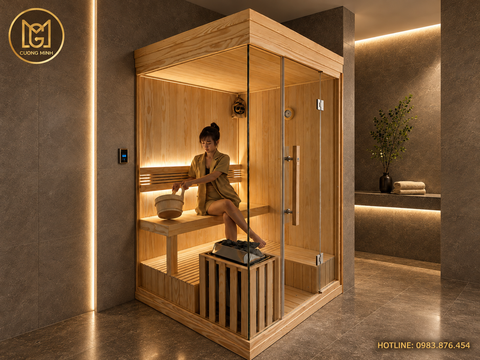 Phòng xông khô chị Thảo Hải Phòng