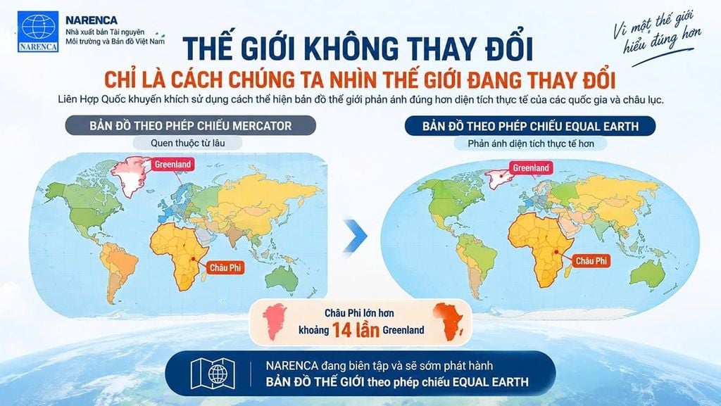 LIÊN HỢP QUỐC THÔNG QUA BẢN ĐỒ THẾ GIỚI MỚI & SỰ TIÊN PHONG CỦA NARENCA