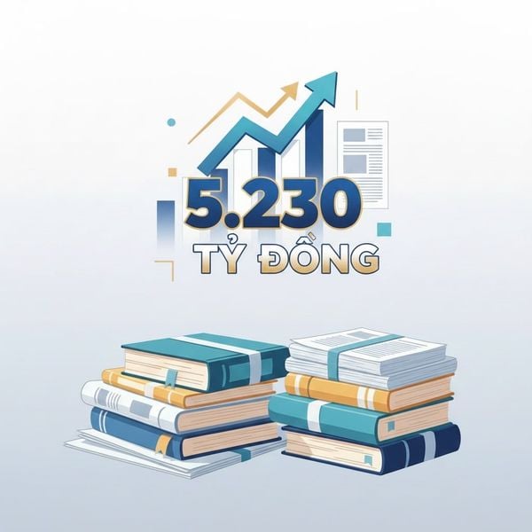 DOANH THU PHÁT HÀNH XUẤT BẢN PHẨM ĐẠT 5.230 TỶ ĐỒNG