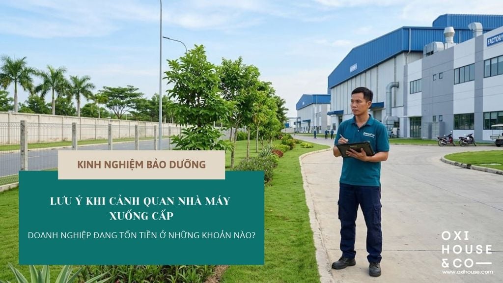 LƯU Ý KHI CẢNH QUAN NHÀ MÁY XUỐNG CẤP: DOANH NGHIỆP ĐANG TỐN TIỀN Ở NHỮNG KHOẢN NÀO?