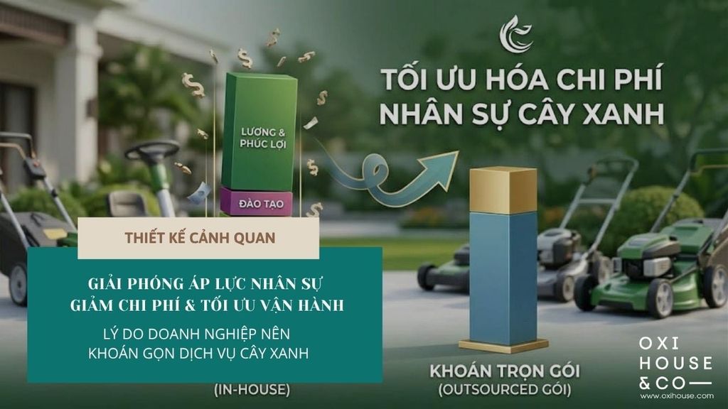 GIẢI PHÓNG ÁP LỰC NHÂN SỰ: TẠI SAO NÊN KHOÁN GỌN DỊCH VỤ CÂY XANH?