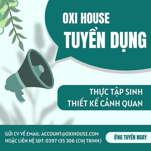 [TUYỂN DỤNG] THỰC TẬP SINH THIẾT KẾ CẢNH QUAN