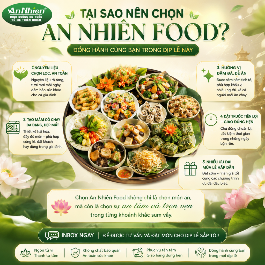 Tại Sao Nên Chọn An Nhiên Food? – Đồng Hành Cùng Bạn Trong Dịp Lễ Này