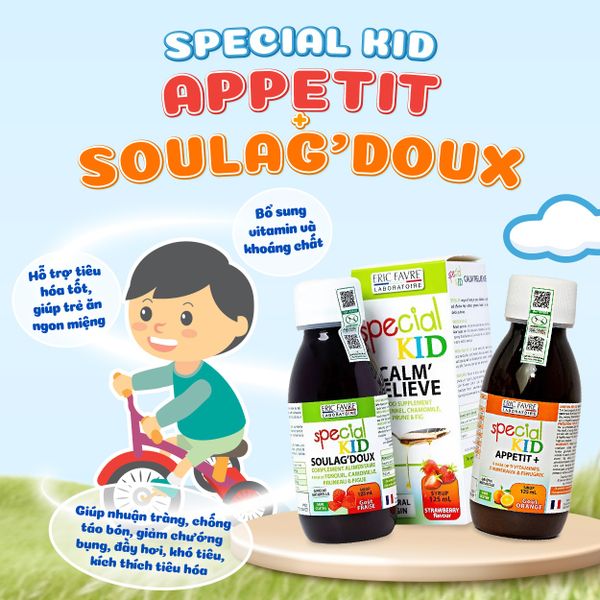 Special Kid Soulag’Doux - Giải pháp vàng cho trẻ táo bón