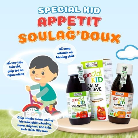 Special Kid Soulag’Doux - Giải pháp vàng cho trẻ táo bón