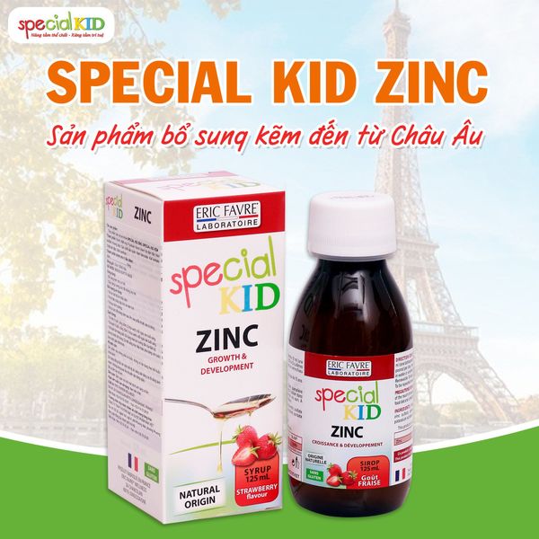 Special Kid Zinc: Siro bổ sung kẽm cho trẻ 125ml