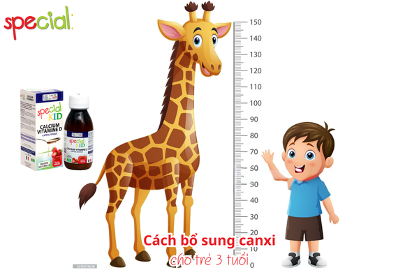 Cách bổ sung canxi cho trẻ 3 tuổi giúp tăng chiều cao