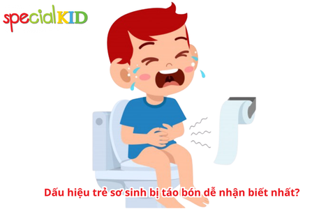 Dấu hiệu trẻ sơ sinh bị táo bón dễ nhận biết nhất?